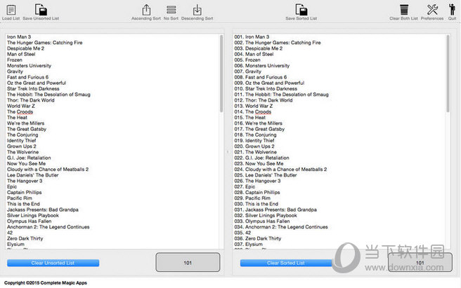 Magic Sort List for MAC版